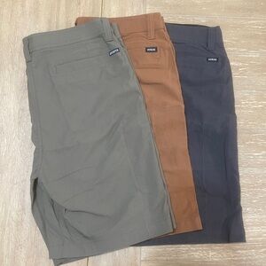 Prana Alameda Short Men’s 36 - 3 Pairs! NWOT